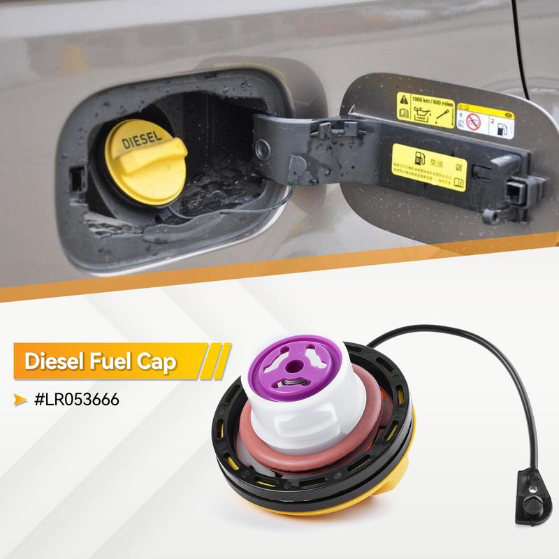 LR053666 Fuel Gas Tank Filler Cap Assembly for Land Rover Discovery 3 4 5 Freelander 2 Range Rover Evoque Range Rover Sport TDV6