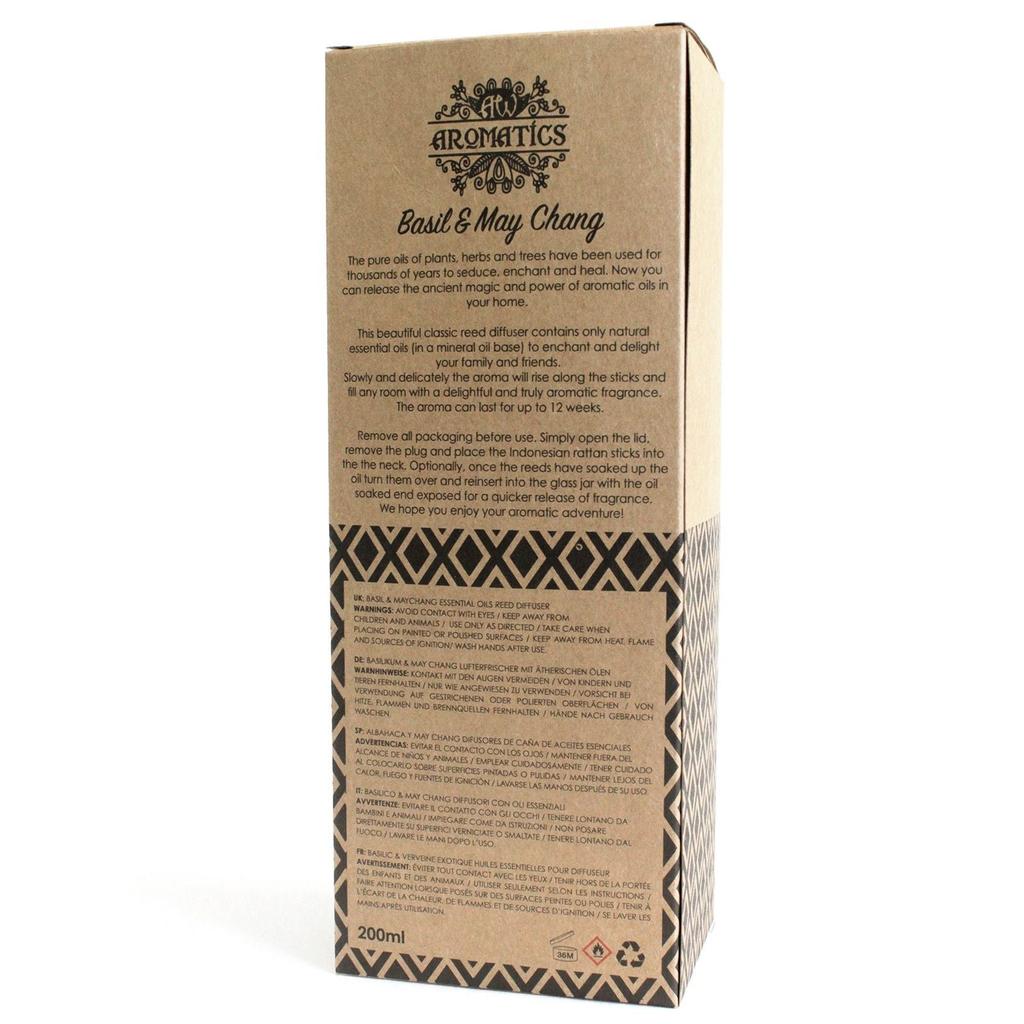 Reed Diffuser Basil and May Chang 200ml