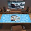 Messi Custom Name Large Size Mouse Pad Large Gaming Table Cushion Nonslip Laptop Tablet Big Mousepad Xxl Mat Mini Pc Playmat With Lock Edge Custom Nam