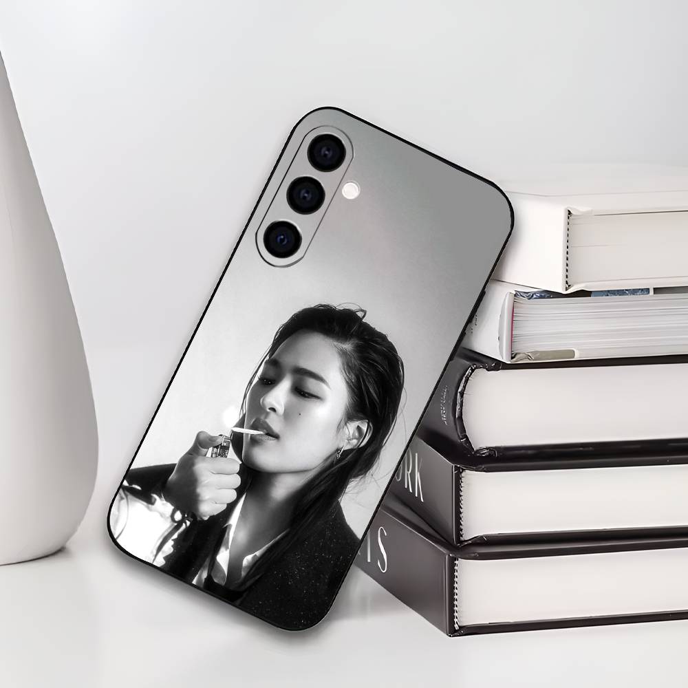 Actress L-Lingling Kwong Phone Case For Samsung Galaxy A73,A72,A71,A70,A53,A52,A51,Soft Silicone Black Cover