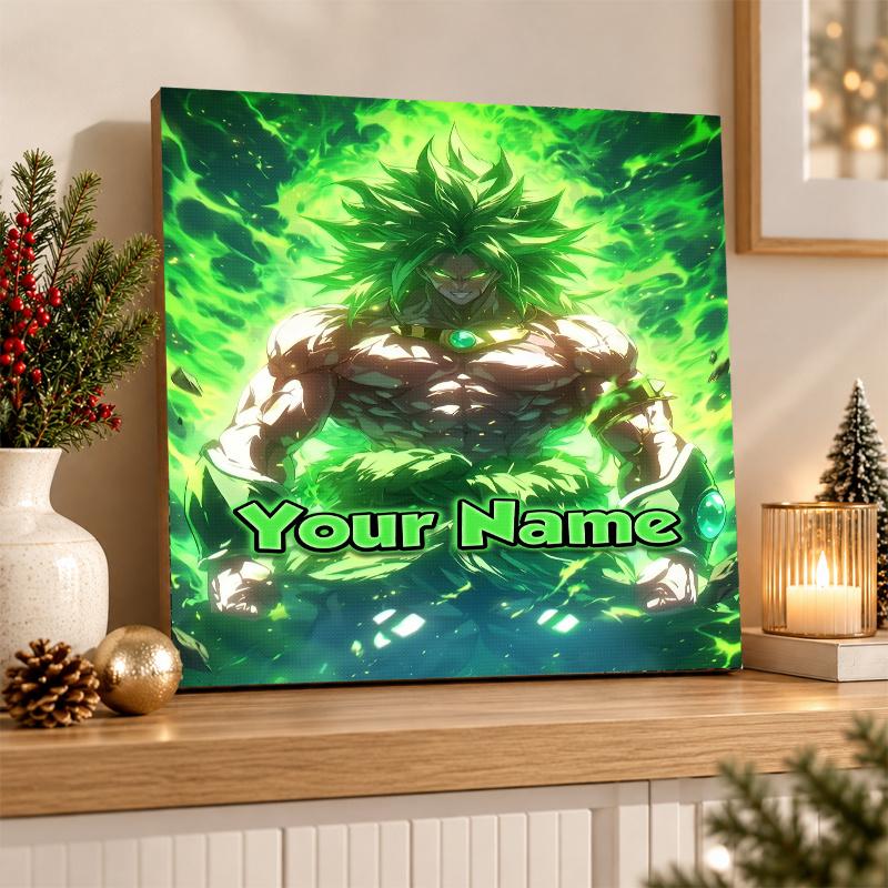Broly Custom Name Diamond Painting Personalized 5D Full Drill DIY Diamond Art Home Decor