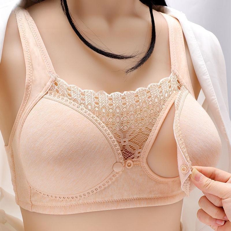 Allattamento al seno Donne incinte Biancheria intima femminile Reggiseno gravidanza senza anello in acciaio Reggiseno anti-rilassamento dopo il parto