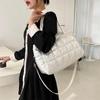 Luxury Space Pad Cotton Handbag Large Capacity Shoulder Bag Waterproof Nylon Bag Travel Down Crossbody Bag