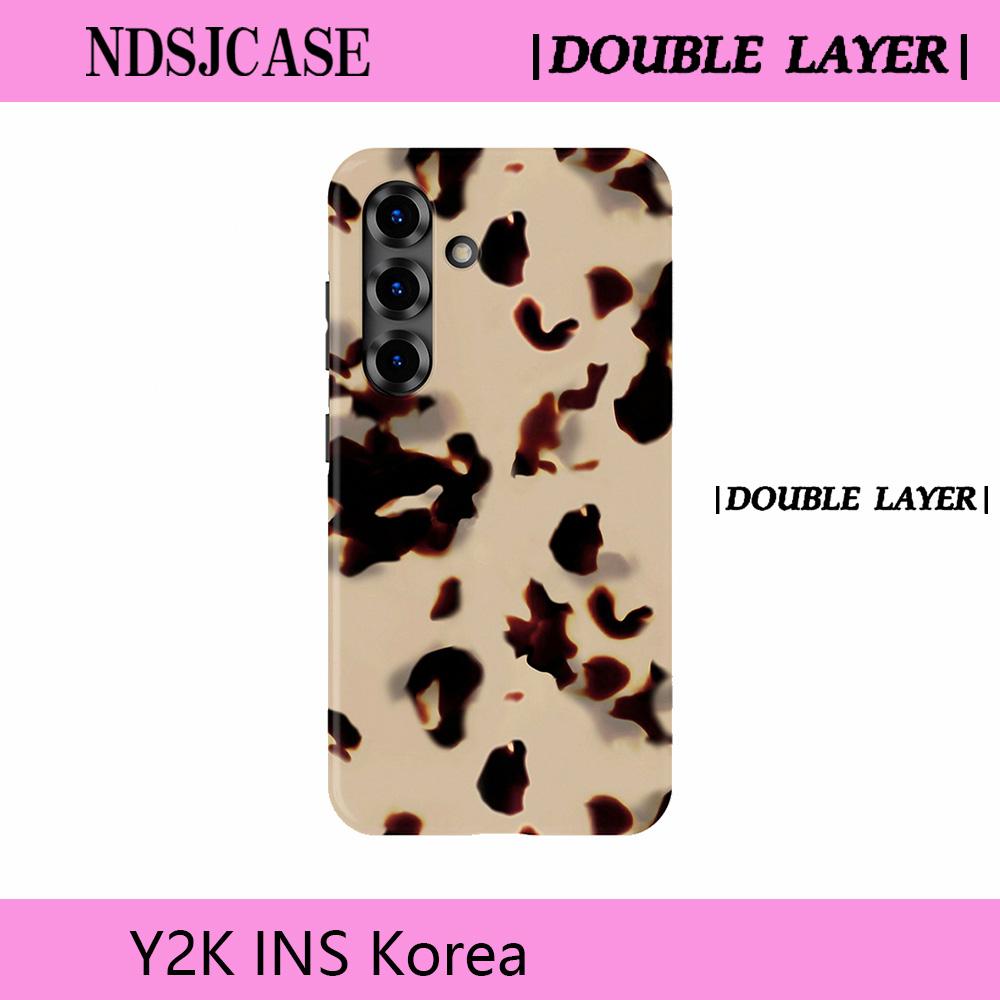 

Luxury Clmj SWAG Ivory Carey Phone Case for Samsung Galaxy A56 S20 S23 S24 S25 S26 FE Plus Ultra Edge 4G 5G Double-layer Cover S25 5G