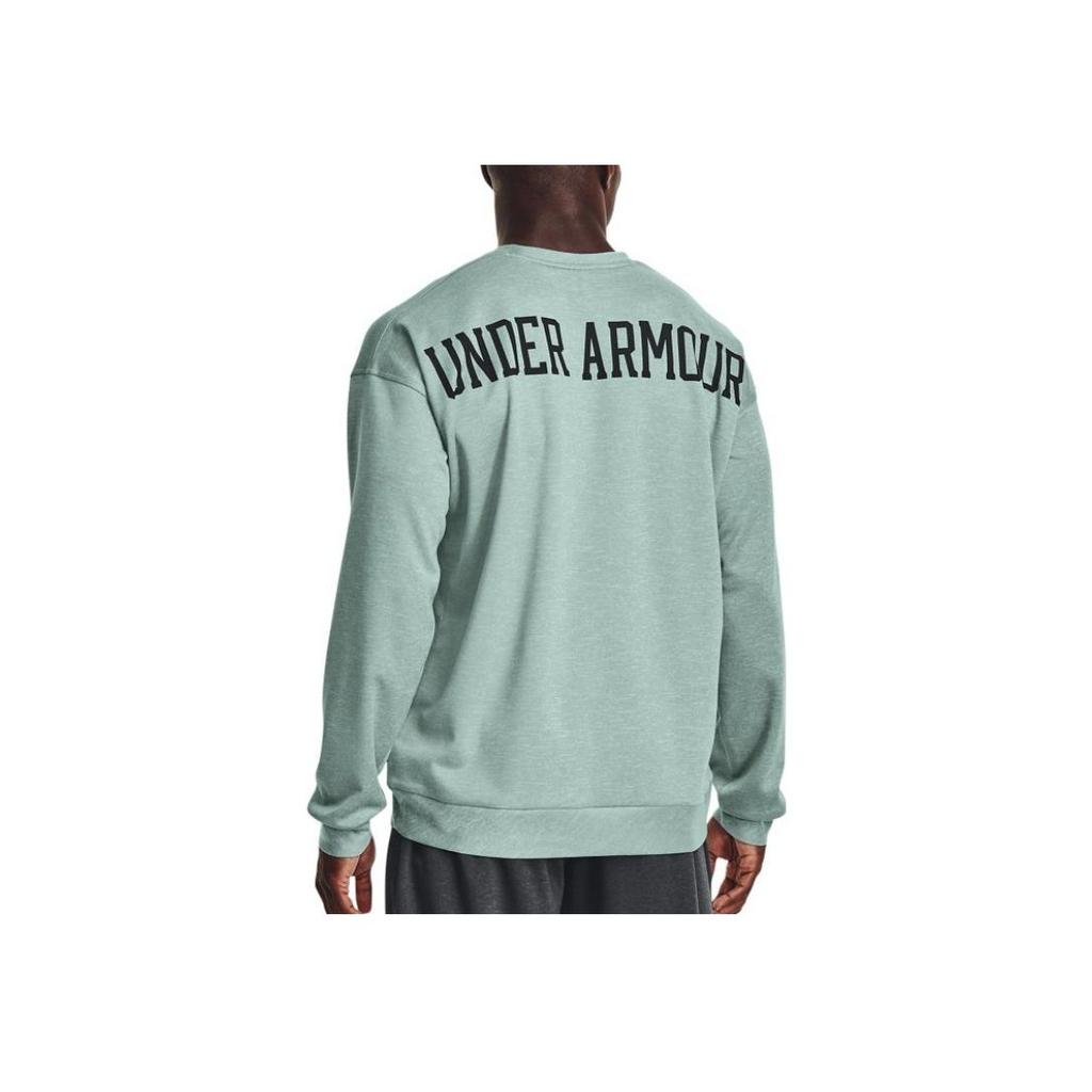 Under Armour Back Logo Printed Crew Neck Long Sleeve Sweatshirt Men Sweatshirt Green 1361757-781