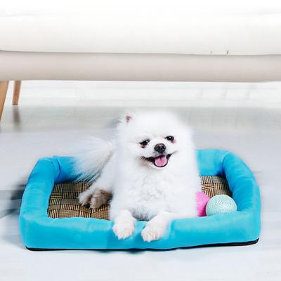 Summer Dog Kennel Ice Pad Breathable Dog Bed Mat Cat Kennel Dog Cooling Pad Washable