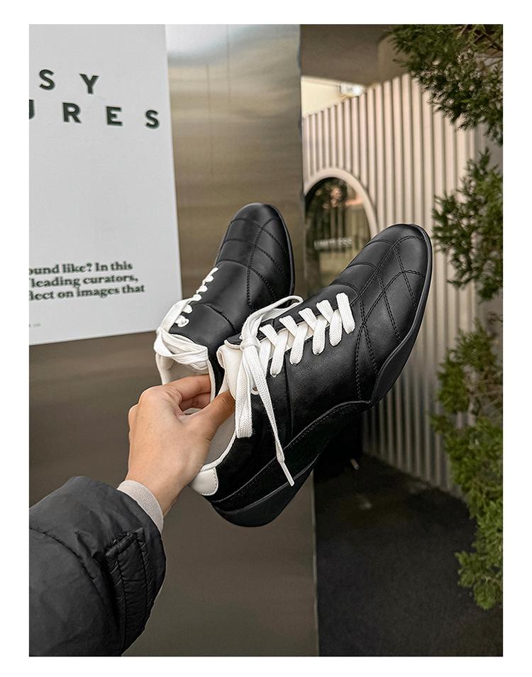 2025 Spring Retro Diagonal Lace-Up Unisex Thick-Soled Casual Sports Shoes