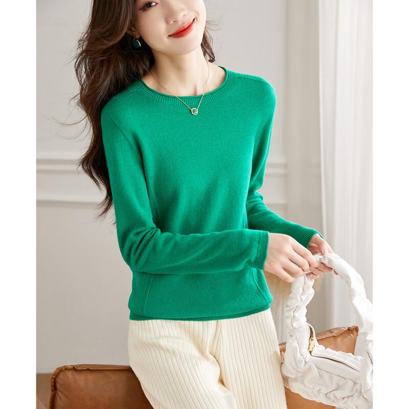 SRCER 100% Merino Wool Round Neck Sweater