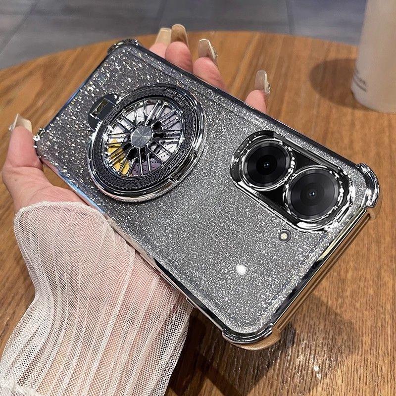 

Гироскопический держатель для телефона Чехол Для Xiaomi Redmi A5 A3 A1 Turbo 4 3 Pro fundas Блестящий Противоударный Гальванизированный Чехол для телефона Redmi Turbo 4 Pro серебряный