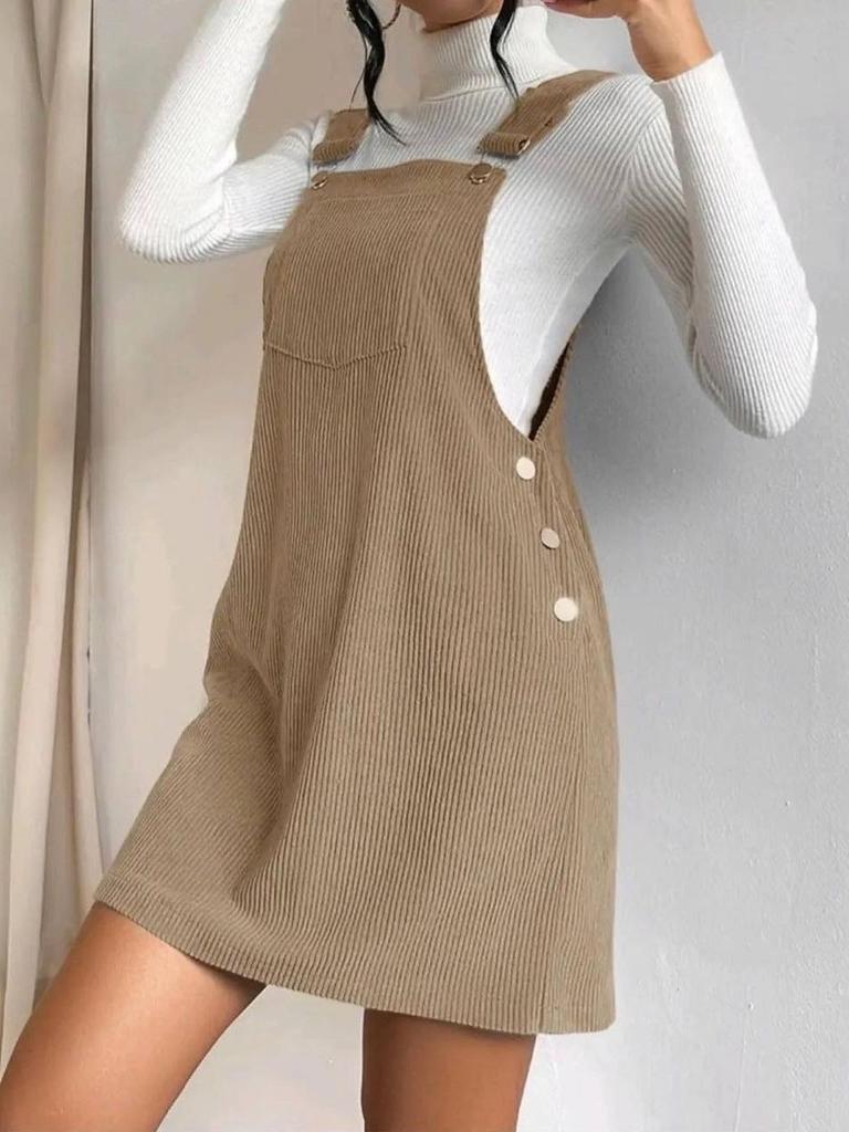 New Spring Velvet Wide Leg Sleeveless Strap Dress