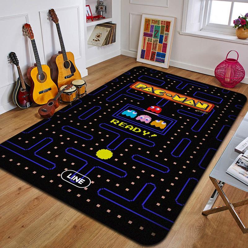C-Creative Switch Game Carpet Fashion Yoga Mat Bedroom Decoration Carpet Living Room Bathroom Decoration Floor Mat Birthday Gift