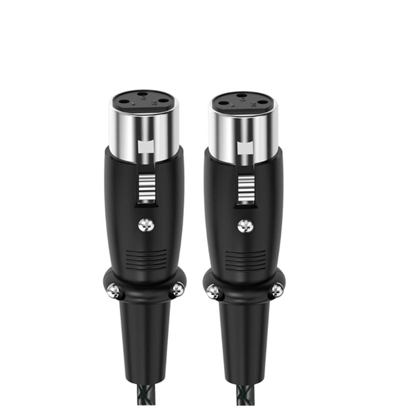 Professional 3Pin Microphone Cable Female to Female For Studio Recording Live Sound Equipment Microphone Accessories