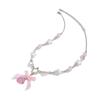 Multipurpose Lovely Strawberry Heart Necklace With Adjustable Chain for Girls Fashionable Party Wear Stylish Outfits