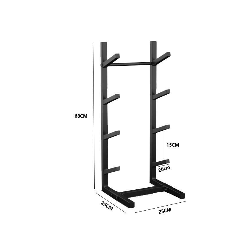 Floor-Standing Fitness Equipment & Skateboard Storage Rack