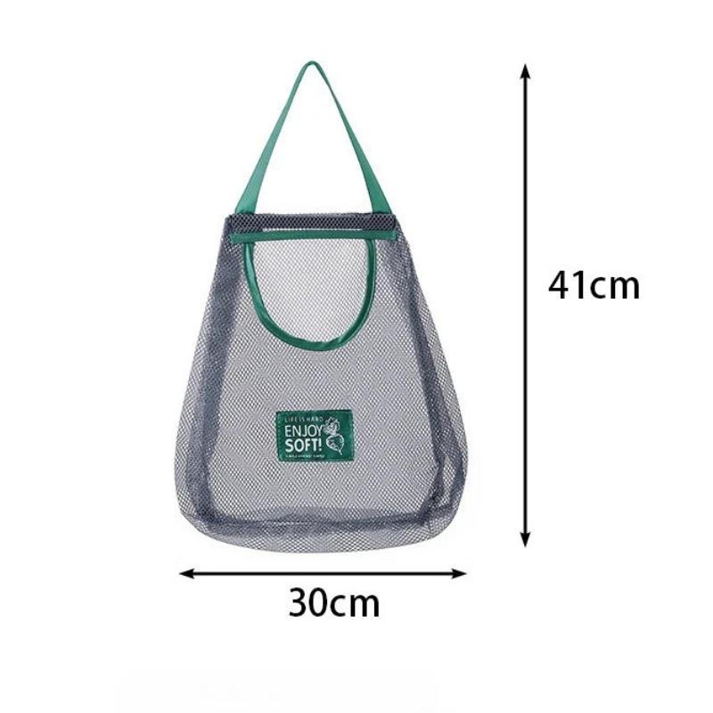 Portable Hanging Mesh Storage Bag Multi-purpose Breathable Kitchen Fruit and Vegetable Hanging Bags2025new Wholesale