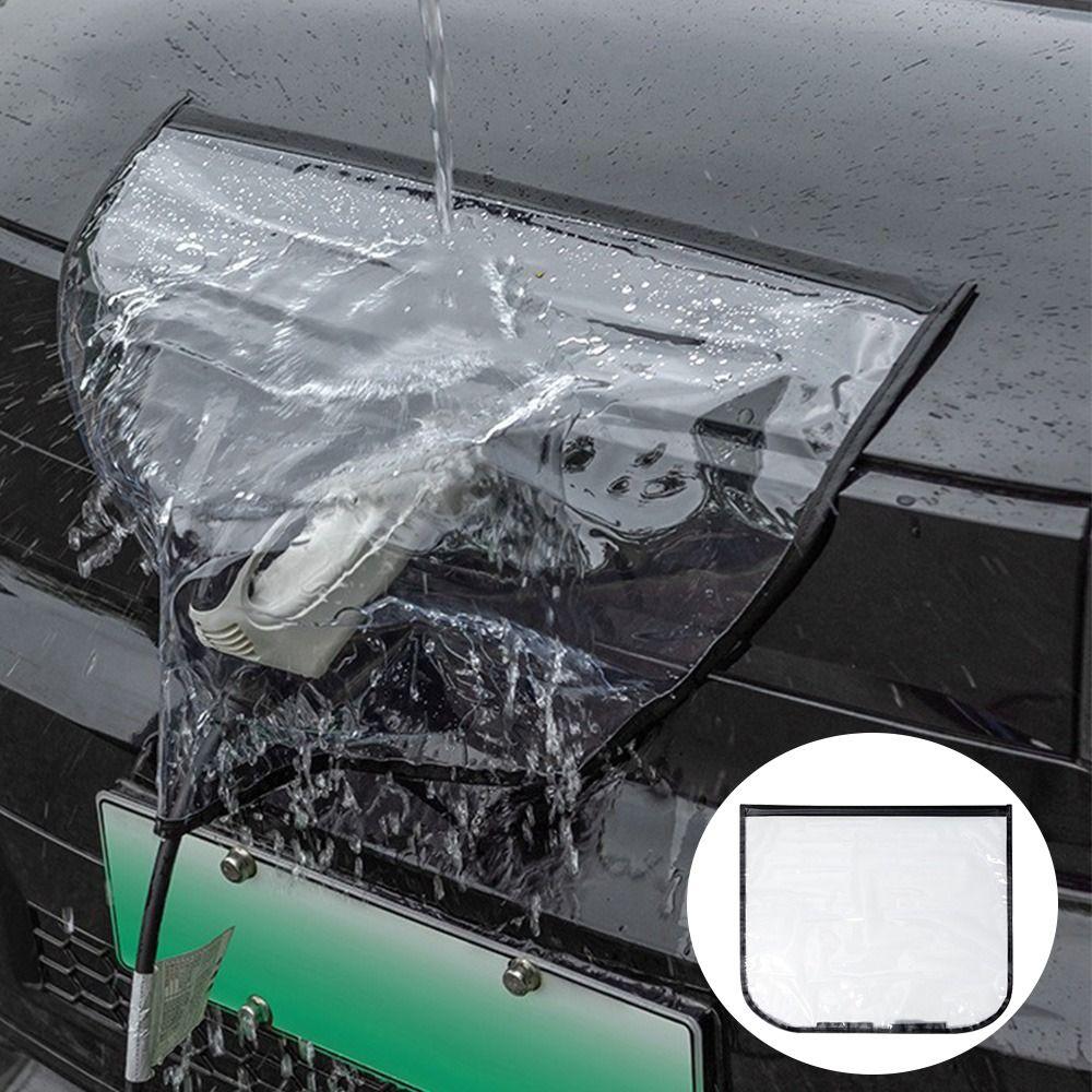 Waterproof EV Charging Port Cover Dustproof Charging Port Protector Shield Car Accessories