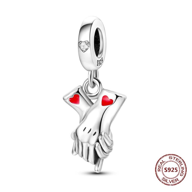 Chameleon Luminous Firefly Charm Fit  S925 Original Bracelets Butterfly S925 Silver Beads For DIY Jewelry Birthday Gift