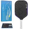 Fiber T700 Pickleball Honeycomb Suitable for Beginners and Intermediate COMFYIZM Purple Racket Carbon Paddle16mm Core, Spin-Focused Design, Players,