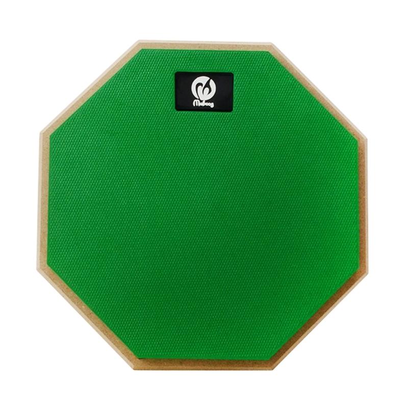 8 Inch Drum Practice Pad for Drumming Double Sided Quiet Practice Drum Pad Practice Pad with Two Surfaces зелёный