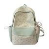 Schoolbag1011 summer new fresh floral backpack for women, a backpack for middle and high school students to travel and take photos