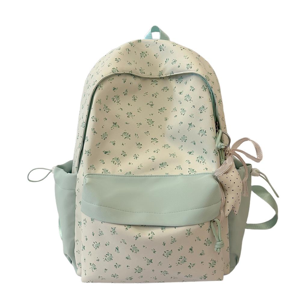 Schoolbag1011 summer new fresh floral backpack for women, a backpack for middle and high school students to travel and take photos
