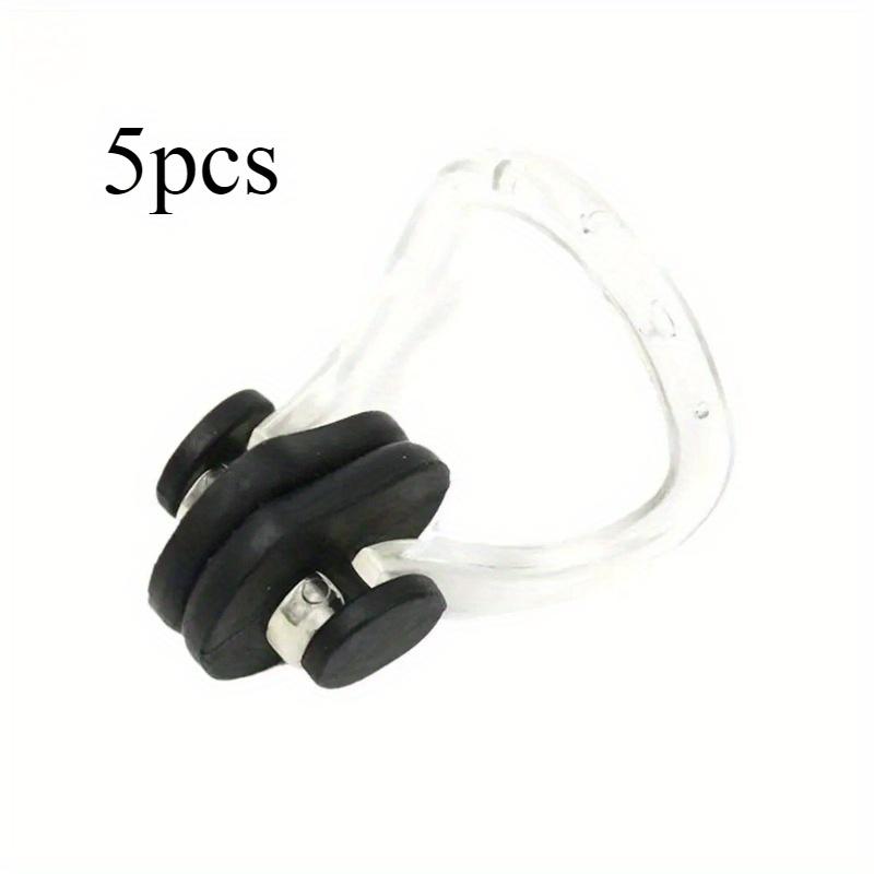 5 Multi-color Silicone Nose Clips, High-quality and Soft, Reusable, Comfortable Fit, Suitable for Swimming and Diving