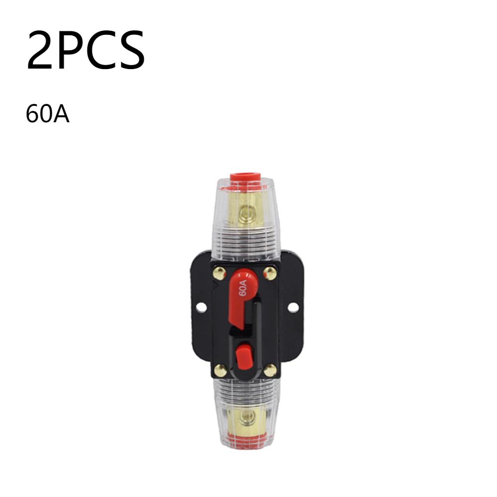 Short Protection Fuse Holder Resettable Circuit Breaker 20A/30A/40A/50A/60A/80A/100A/125A/150A Car Truck Audio Resettable Fuse
