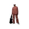 New Jordan NikeJordan Flight Sweatshirt Women's Brick Red FB5117-810
