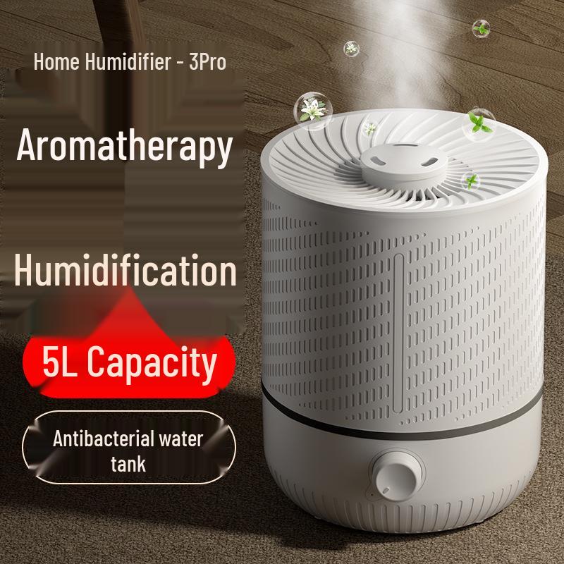 

5L Ultrasonic Air Humidifier for Home, Silent Operation, Ideal for Bedroom, Pregnant Women, Babies, Aromatherapy, Large Mist Output UK Plug