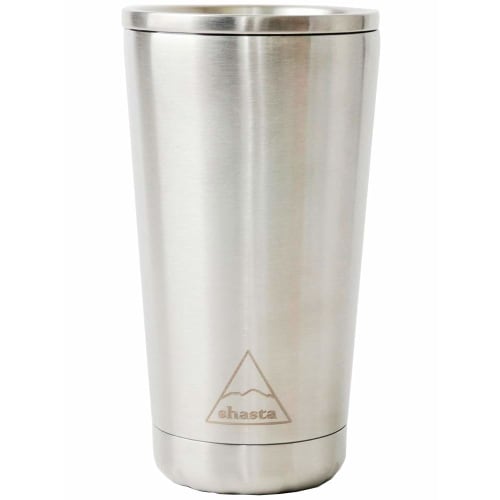

Shasta Silver Tumbler, 450ml, Insulated for Hot or Cold Drinks, TWA-C-084