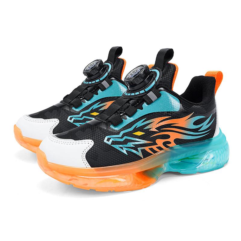 Ελαφριά Χειμερινά Παιδικά Αθλητικά Παπούτσια Περιστρεφόμενη Αγκράφα Παιδικά Αθλητικά Παπούτσια Casual Δερμάτινα Παπούτσια Τρεξίματος Εξωτερικού Χώρου Παιδικά Παπούτσια Τένις Αντιολισθητικά