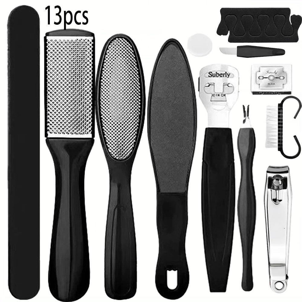 Professional Heavy-Duty Toenail Clipper Set for Ingrown & Thick Toenails,Smooth Feet with Stainless Steel Foot Care Tools
