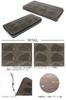 PEANUTS Leather Round Zipper Long Wallet Genuine Leather Cowhide Large Capacity Card Storage Embossed SNOOPY Round Zipper Long Wallet Green [Nadaya]