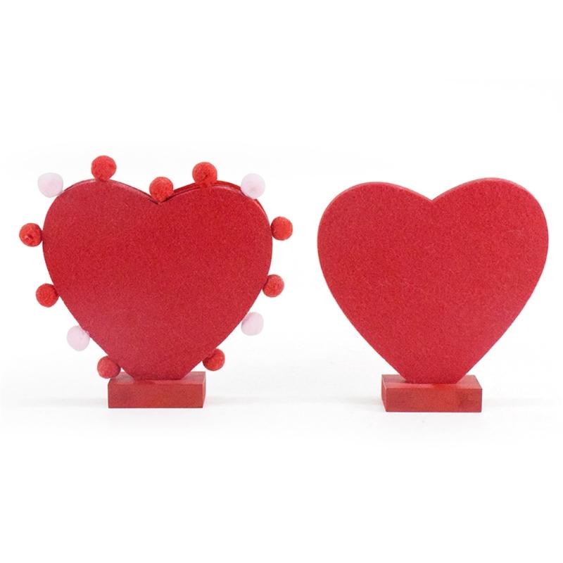 Eye catching Heart Desktop Decoration Delicate Heart Item Tabletop Accessory For Holiday And Party Decorations