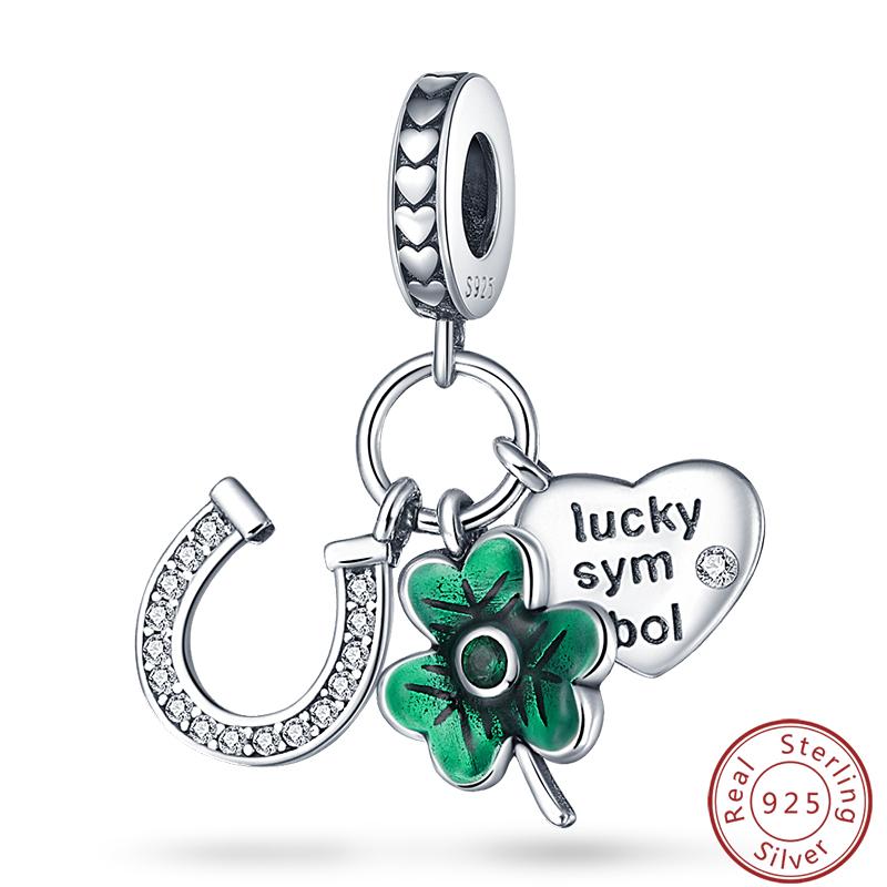 Green Series Copper Lucky Clover Avocado Cactus Spring Charms Beads 3Mm Diy Fine Jewelry Making