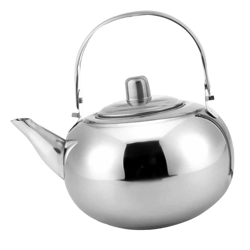 Camping Stainless Steel Tea Kettle Water Pot 1L 1.5L L