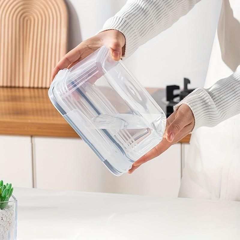 4PCS Leak-Proof Containers! 2-Layer Airtight Lock for Meal Prep. Stackable & Reusable - Keep Food Fresh