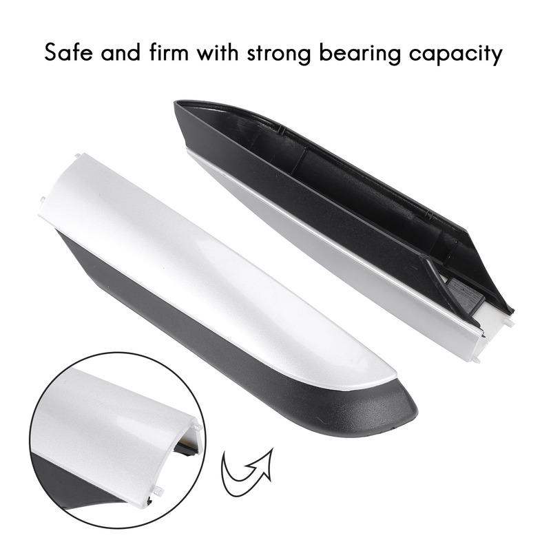 A51K-Dachträger Schienenendkappe, 4 Stück Dachträger Abdeckung Schale Kappe Ersatz für Toyota RAV4 XA40 2013 2014 2015 2016 2017 2018 Auto