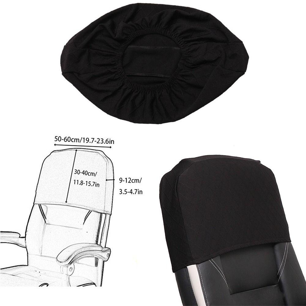 Protective Cover Office Chair Backrest Cover Solid Color Chair Back Covers  Office Chair