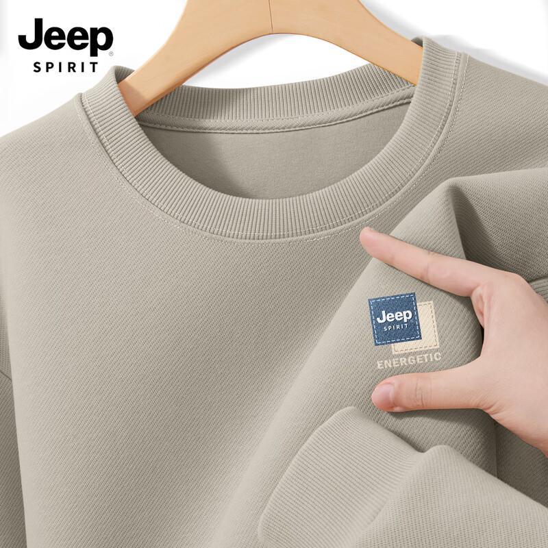 

JEEP SPIRIT Men s 2025 Spring/Autumn Casual Pullover Sweatshirt 3XL