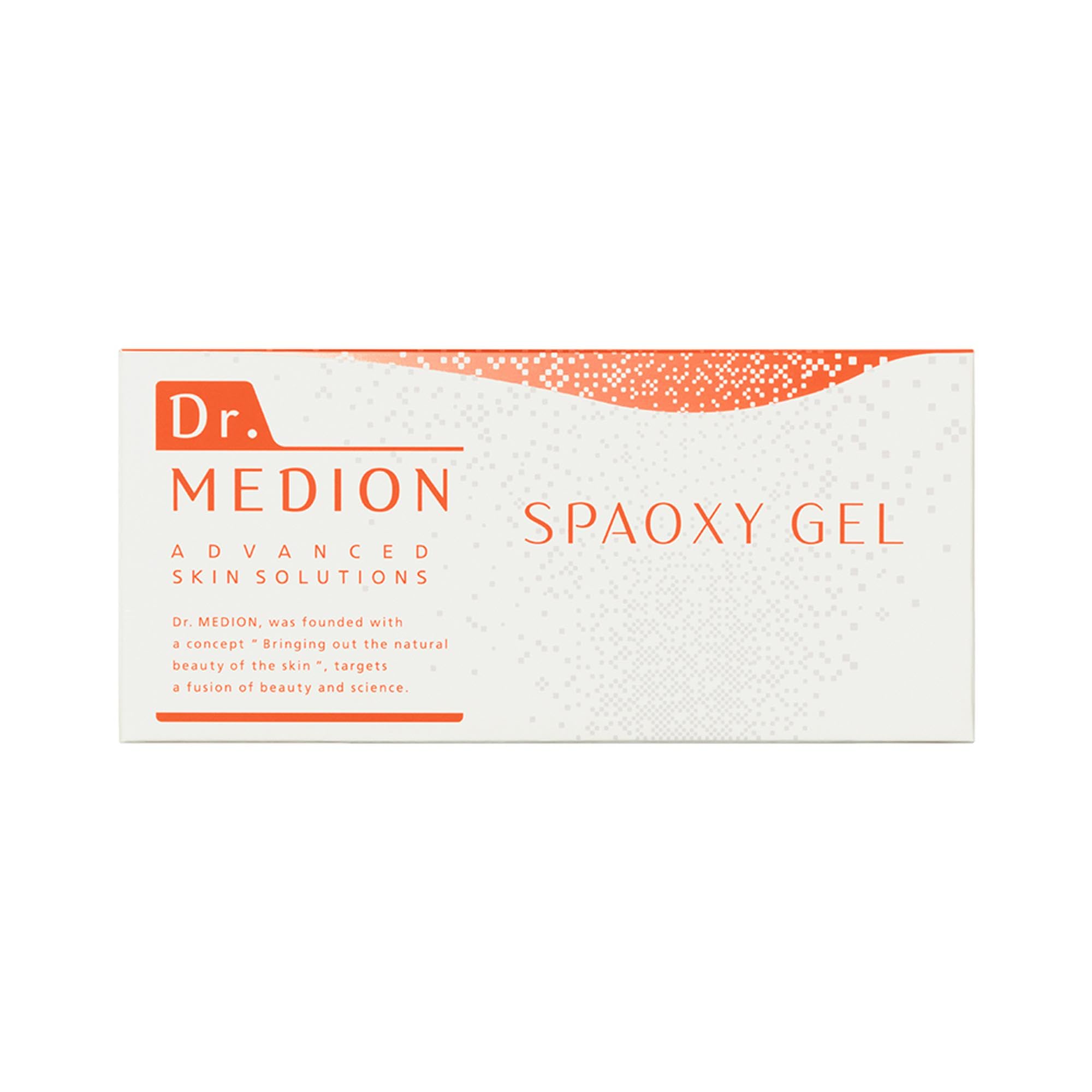 Dr. MEDION Spa Oxy Gel Carbonated Pack (3 uses) with cup and spatula.