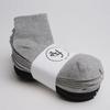 Flap F Women's Plain Mid-Calf Sneaker Socks 2-Color Mix 10 Pairs