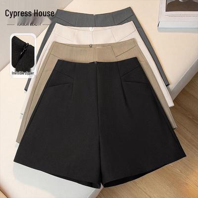 Women's High-Waist Wide-Leg Casual Shorts