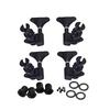 4pcs 2R2L Ukulele String Tuning Pegs Keys 1:24 Gear Ratio for Ukulele Guitar Bass Parts