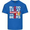 Blood Sweat Rugby and Beers England Funny Unisexs Light Cotton TShirt
