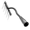 5/6 Teeth Gardening Weeding Tools Garden Hoe Manganese Steel Weeding Rake Grasping Raking Loosening Soil Nail Rake Farm Tools