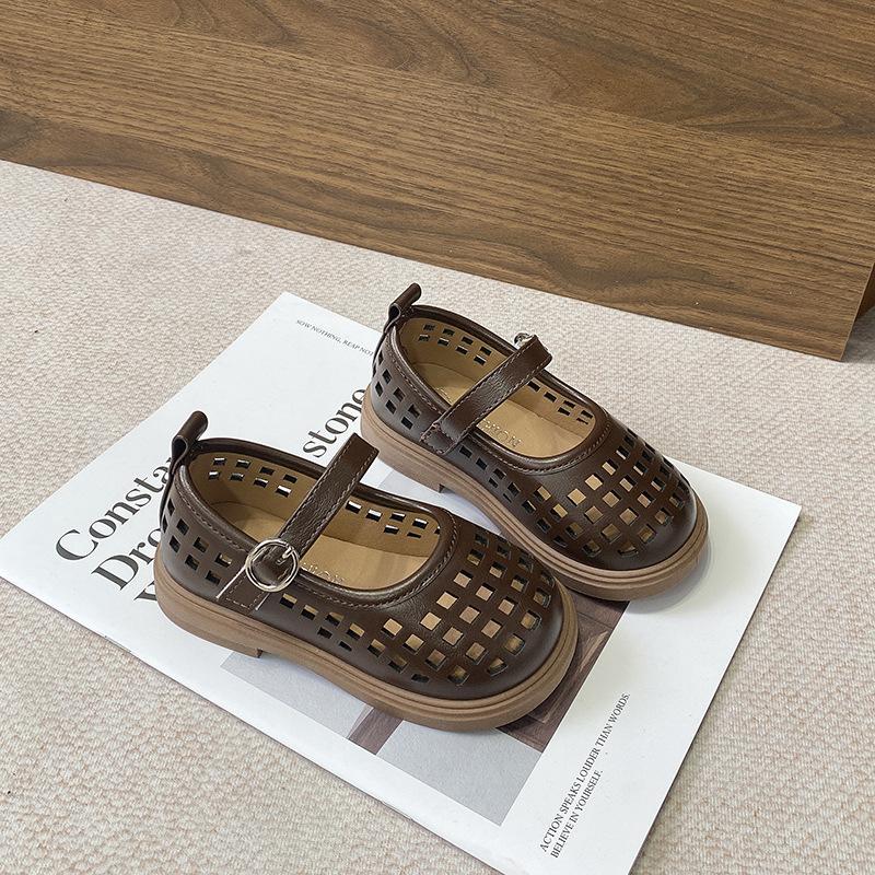 

Spring Autumn Girls Korean Princess Shoes Soft Sole Grandma Shoes Baby Toddler Shoes Flat Comfort Casual size 20 светло-коричневого