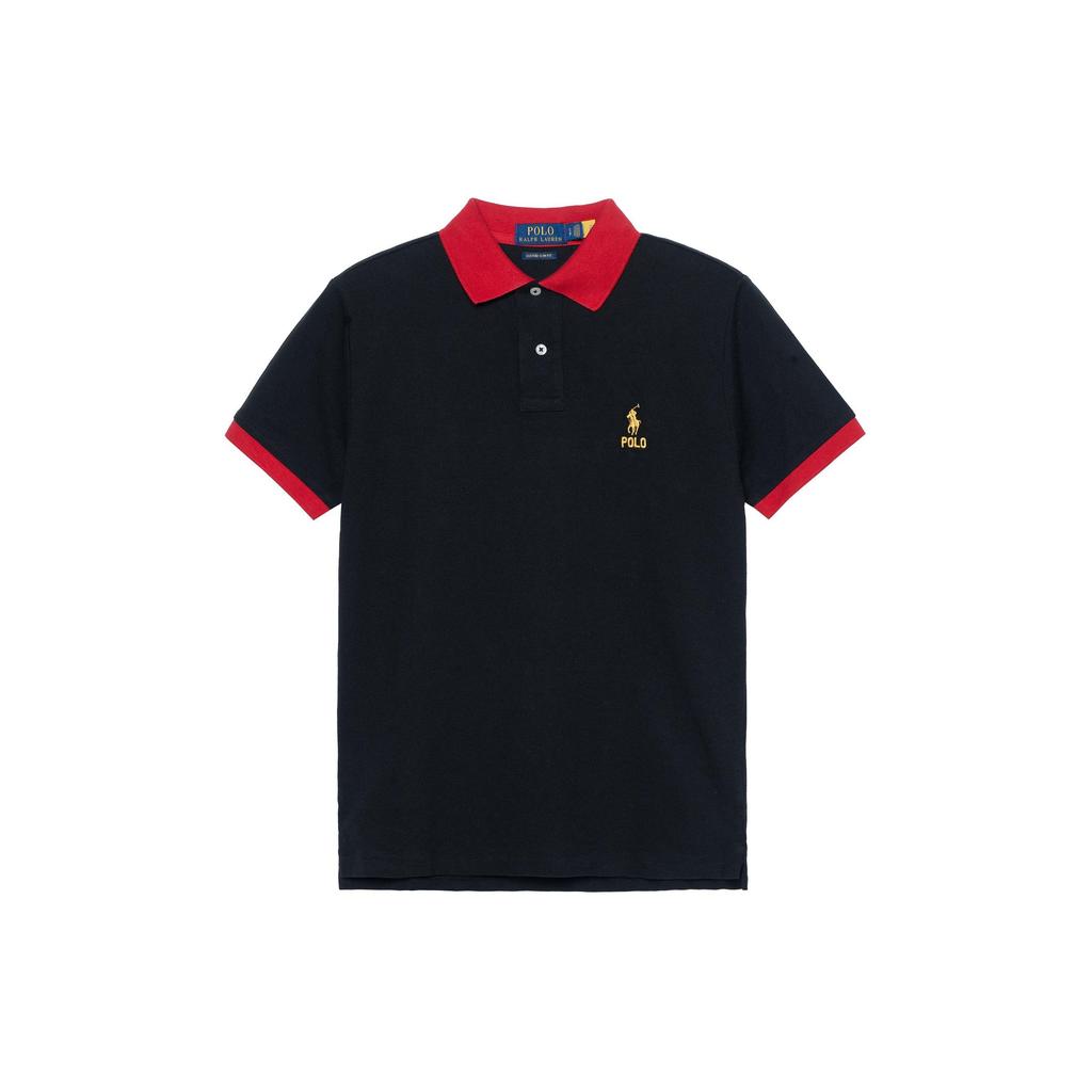 Polo Ralph Lauren Ss23 Color Block Logo Embroidered Short Sleeve Polo Shirt Men tops 710913593-001