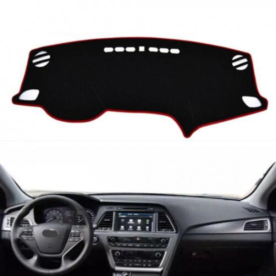 Fit For Hyundai Sonata 16-18 Dashboard Cover Dashmat Dash Mat Pad Sun Shade Red