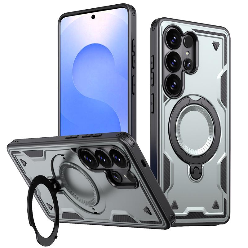 For Samsung Galaxy S26 S25 S24 S23 Ultra Plus S25 FE A56 A36 A05 A05S A15 A25 A35 A55 Case Hard Armor Magnetic For Magsafe Cover